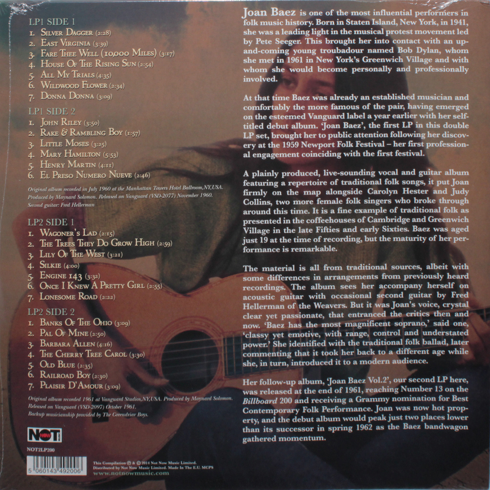 Joan Baez / Introducing (2LP)