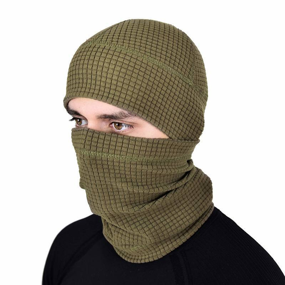 Флисовый шарф-труба Cerber Giena Tactics олива