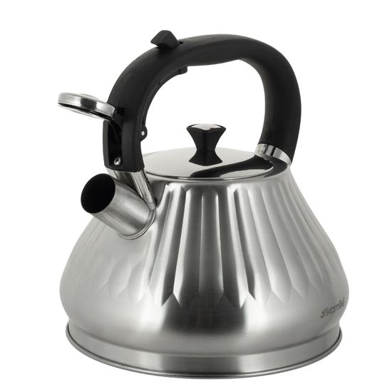 Чайник 3 л. из нержавеющей стали со свистком Kamille KM 0859