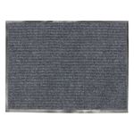 Коврик входной ворсовый влаго-грязезащитный, 90х120 см, толщина 7 мм, серый, VORTEX