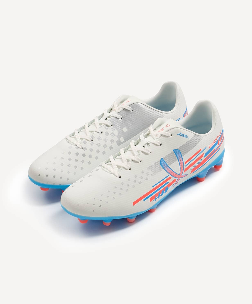 Бутсы футбольные Evofly FG Talant White/blue