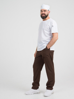 Футболка - китель повара мужской белый NVDesign