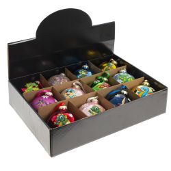 GAEM Набор из 12шт Украшение новогоднее "Шар", D 8 см, L35 W26 H8,5 см