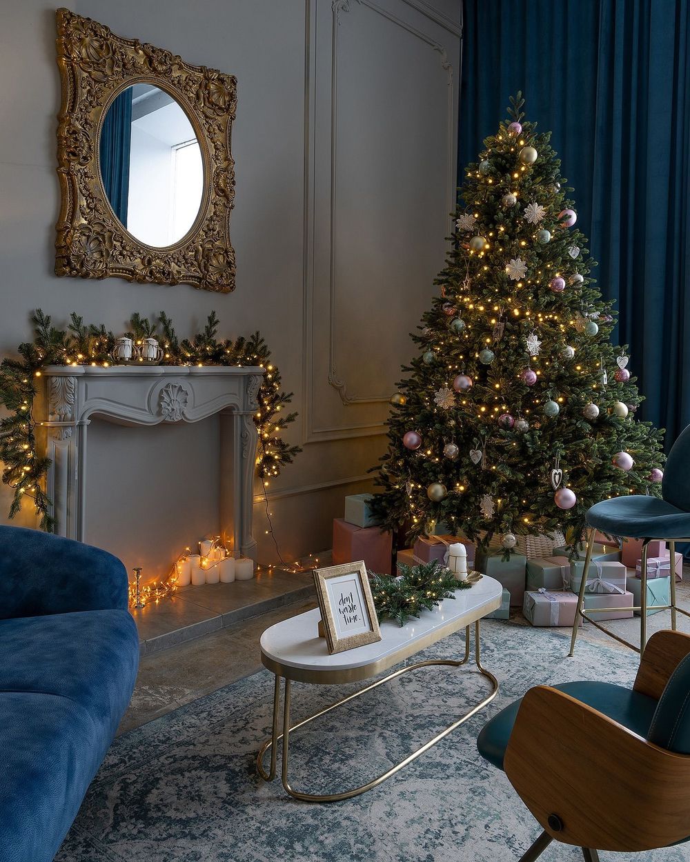 ель искусственная новогодняя "Венецианская" пышная в диаметре