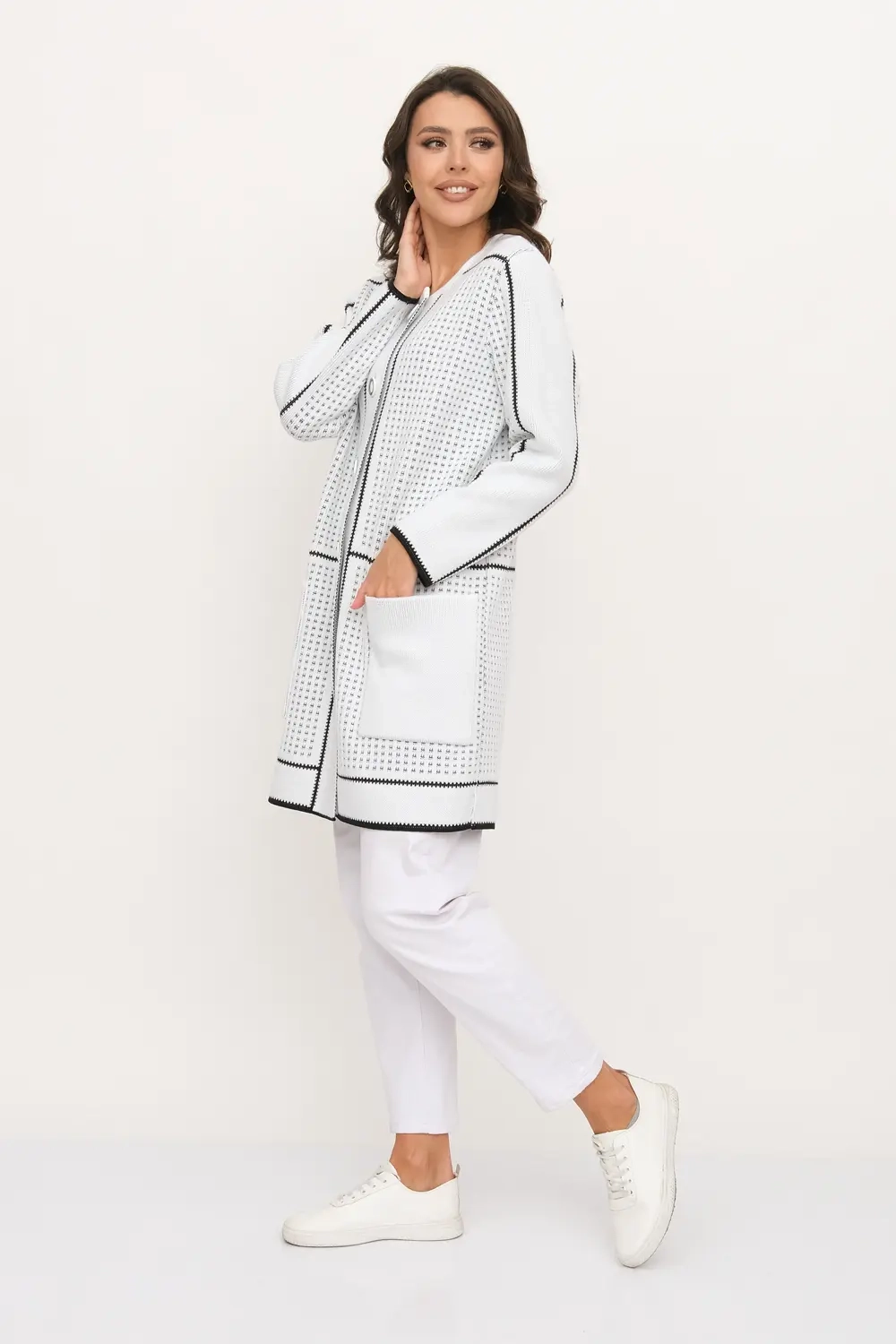 Кардиган М 3377/белый