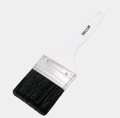 Кисть плоская  PROFI   100х15  для грунта  черная, синтет. щетина, пластик. ручка /780-100