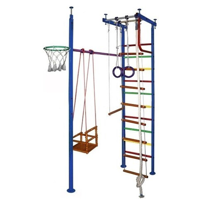 Детский спортивный комплекс ДСК Спорт L 450 мм Цветные перекладины