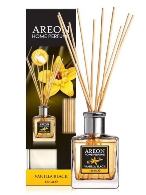 Ароматизатор бытовой 150 мл  AREON HOME PERFUME STICKS LUX STANDART  Vanilla black (AREON)