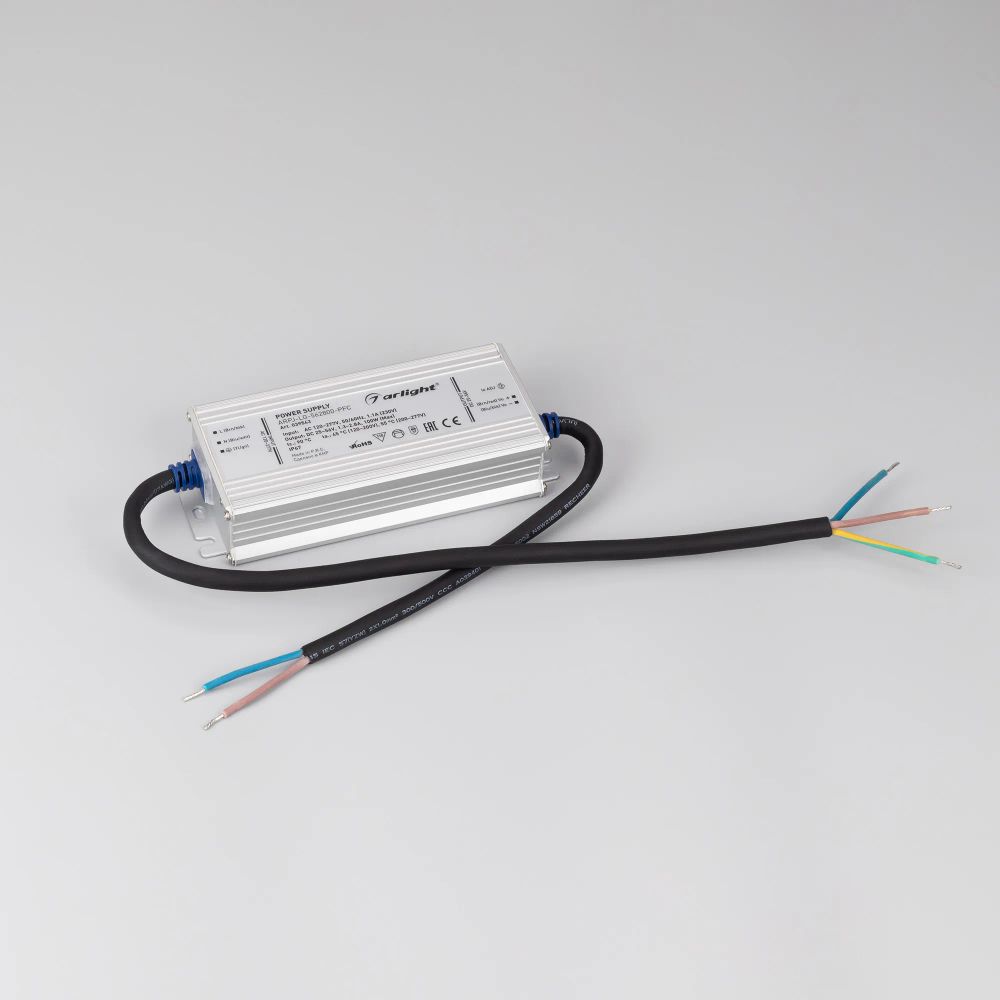 Блок питания ARPJ-LG-562800-PFC (100W, 25-56V, 1.3-2.8A) (Arlight, IP67 Металл, 5 лет) 039543