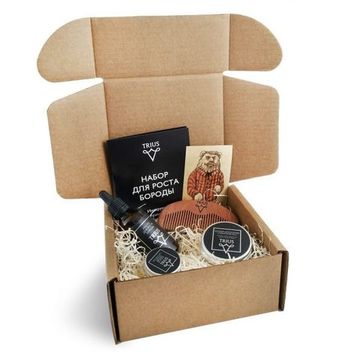 Набор для роста бороды Trius