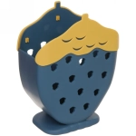 Подставка для столовых приборов «Клубника» 18,5*7см пластиковая, 2 секции