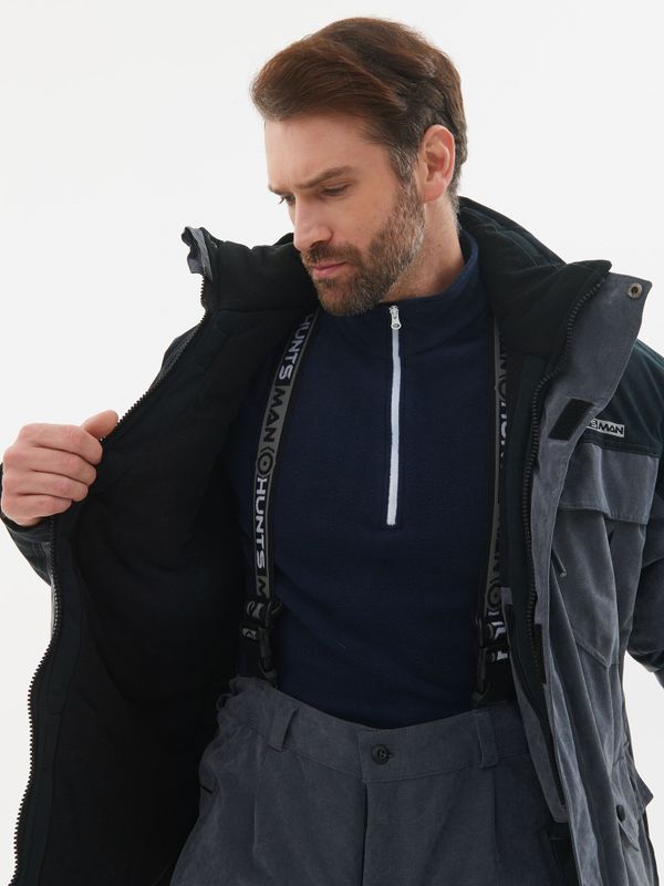 Костюм зимний Канада ткань Финляндия цвет Серый/Черный