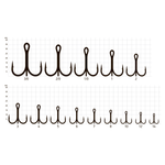 Крючки Saikyo тройн.7001BN №2/0 (25шт)