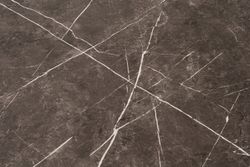 "Каффе" стол из HPL круглый Ø70см, цвет "серый мрамор", подстолье стальное