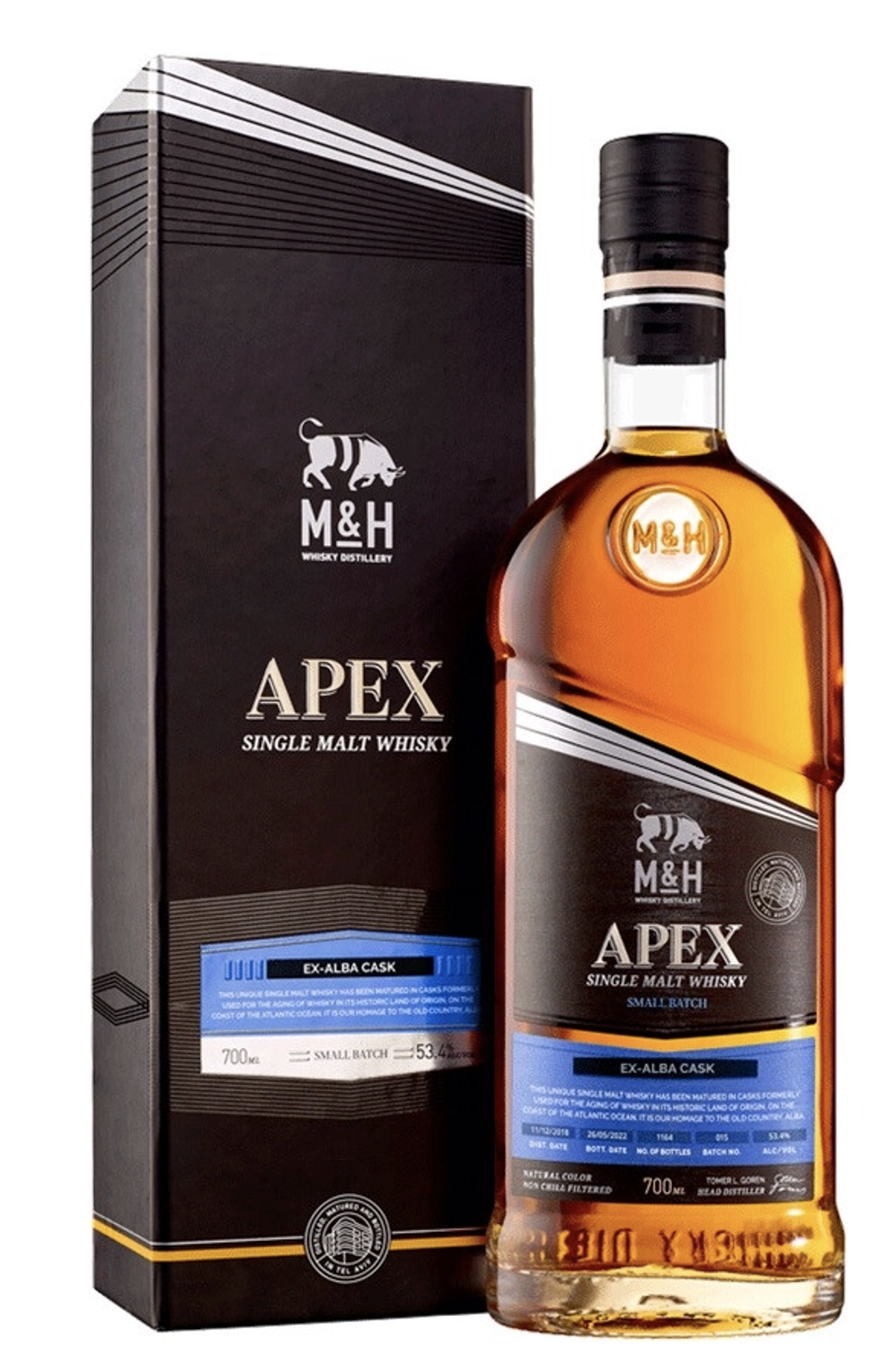Виски M&H Apex ex-Alba Cask, 0.7 л.