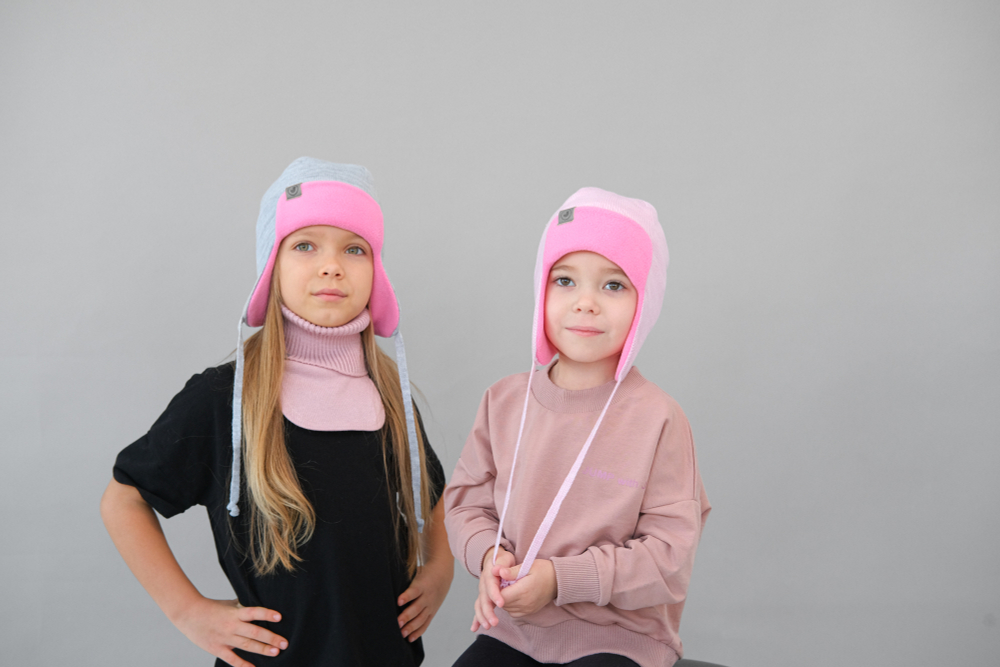 Шапка весенняя/осенняя вязаная (Жемчужно-пепельный) ТОКИ*