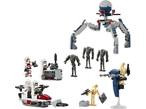 Конструктор LEGO Star Wars 75372 Боевой набор солдат-клонов и боевых дроидов