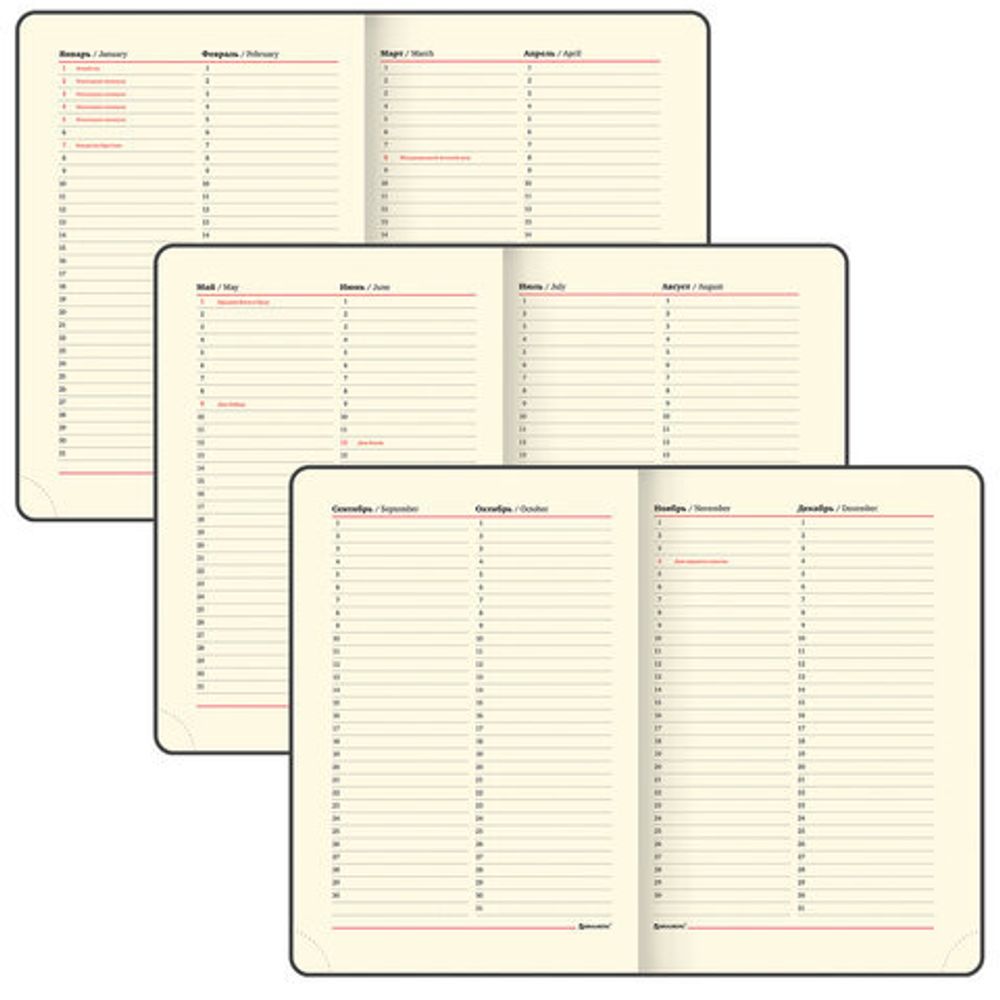 Ежедневник недатированный А5 138х213 мм BRAUBERG "Status", под кожу, 160 л., коричневый, 113363