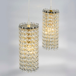 795322 Подвес CRISTALLO 1х40W G9 ЗОЛОТО