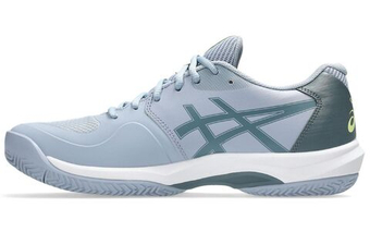 Мужские кроссовки теннисные Asics Game FF Clay/OC - grey blue/ironclad