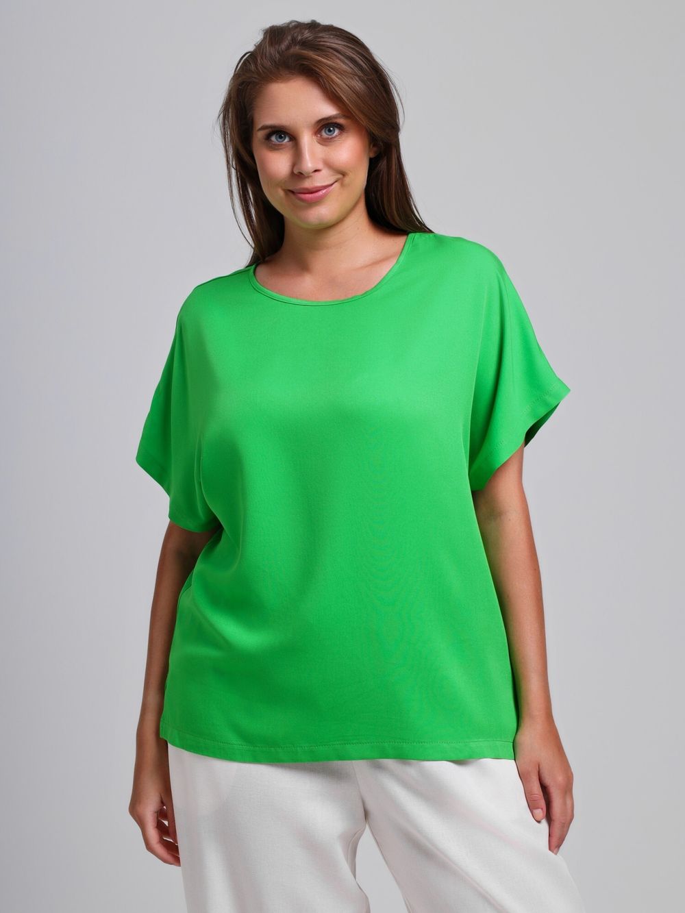 Блузка Летний драйв-4 Виотекс ЯРКО-ЗЕЛЁНЫЙ