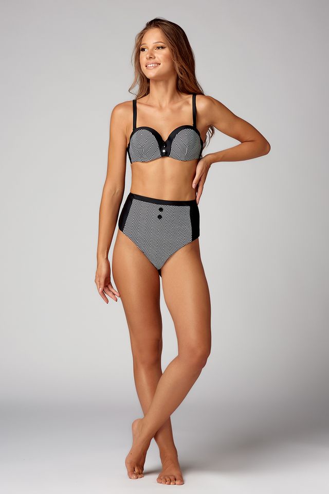 Черные плавки-слипы макси из коллекции Extravagant Simplicity