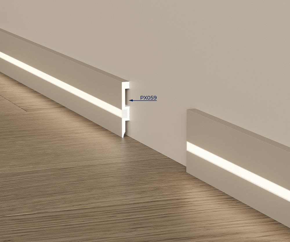 Плинтус Ecopolymer, 80x12 мм