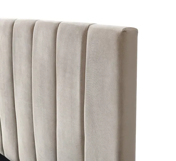 Кровать Lenia 140x200 см, бежевая