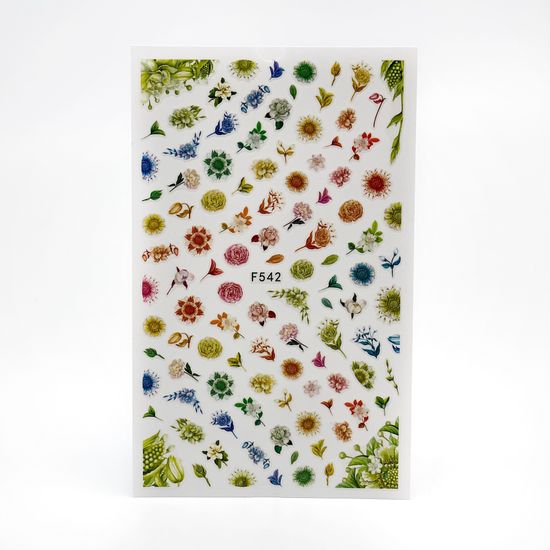 Наклейки для ногтей №F542