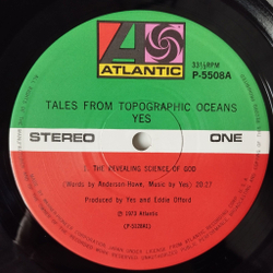 Винтажная виниловая пластинка LP Yes Tales From Topographic Oceans (Japan 1974) (Obi) Ritual
