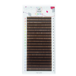 Ресницы Коричневые Le Maitre DARK CHOCOLATE (20 линий) МИКС