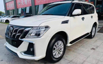 Обвес переделка в стиле Argent Knight для Nissan Patrol Y62 2014-2020 Ниссан Патруль декоративный тюнинг