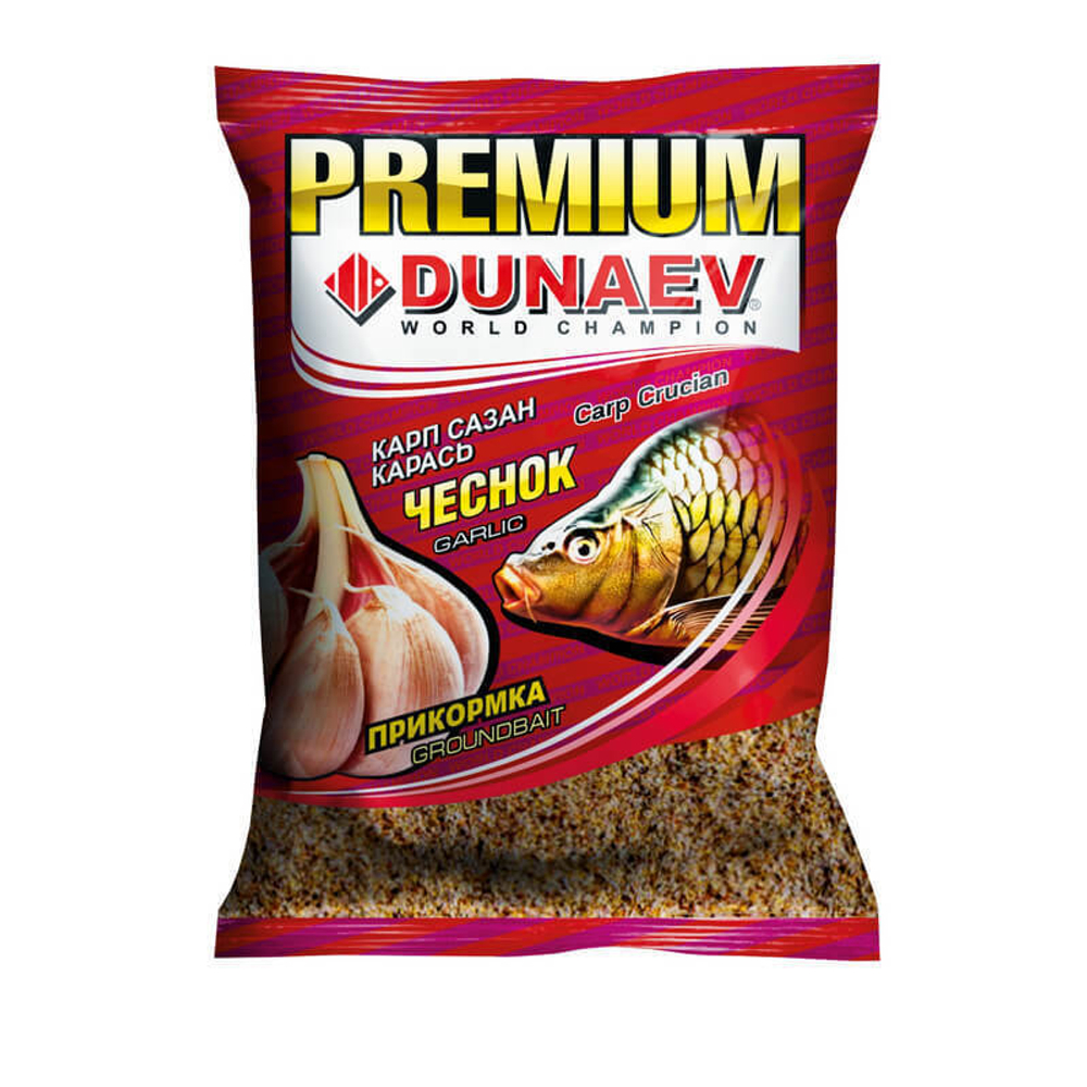 Прикормка "DUNAEV-PREMIUM" 1кг Карп-Сазан Чеснок