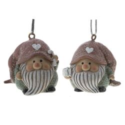 GAEM Украшение декоративное подвесное"Гном", L4 W3 H4 см, 2в.