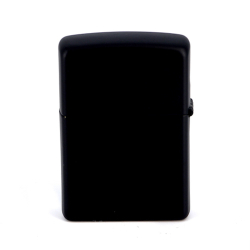 Зажигалка Zippo ZL* с покрытием Black Matte, латунь/сталь, чёрная с фирменным логотипом, матовая