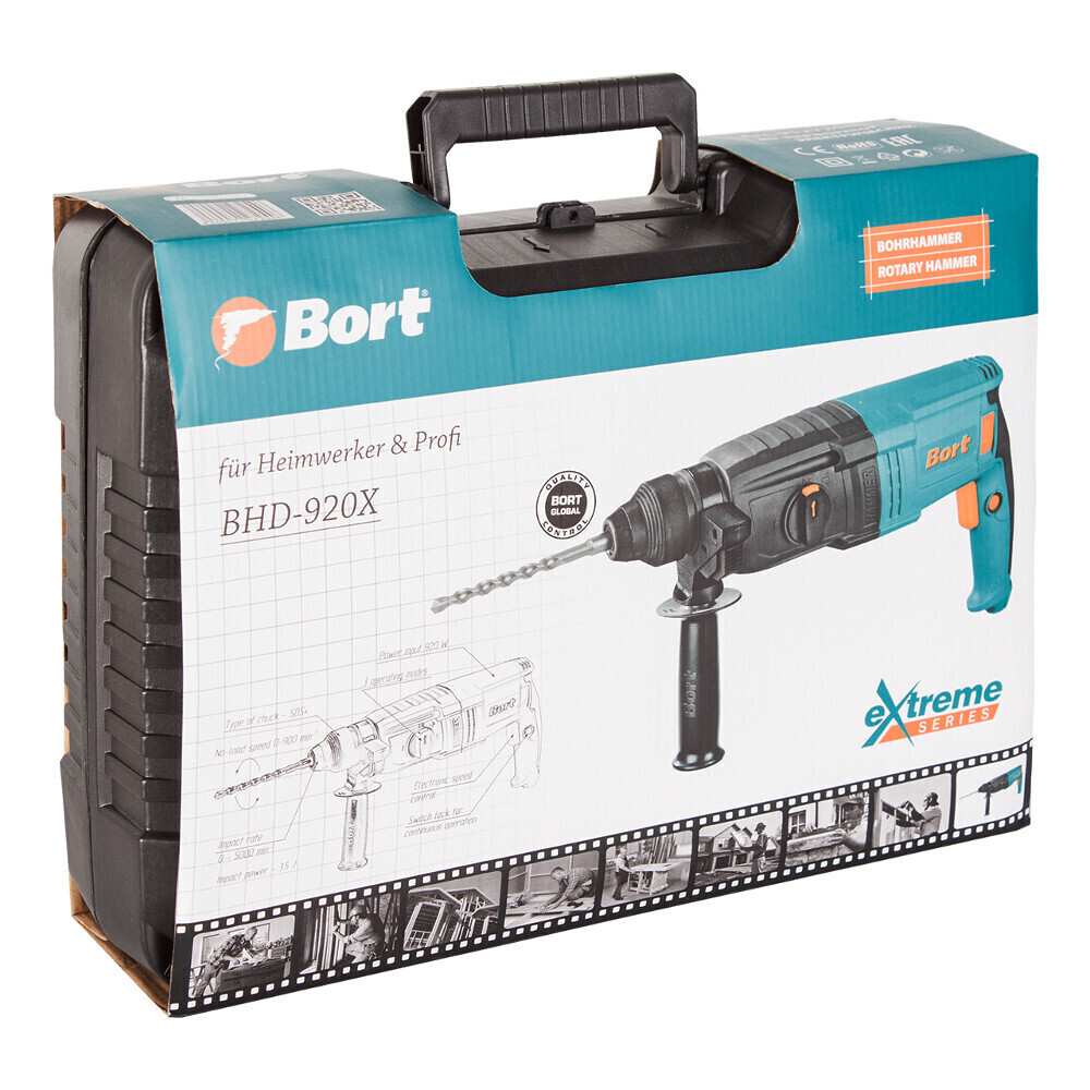 Перфоратор электрический Bort BHD-920X 91272546