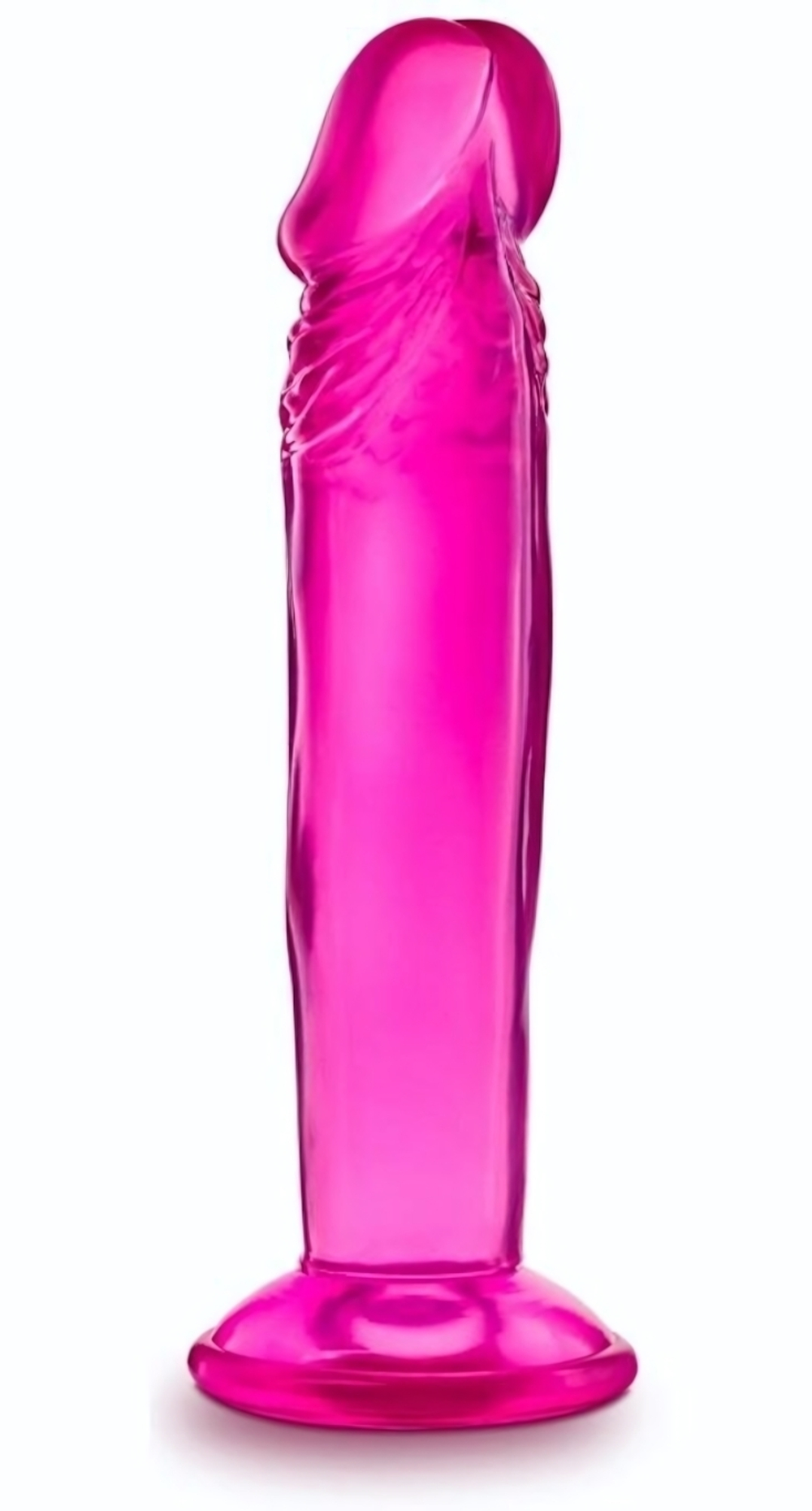 Розовый анальный фаллоимитатор Sweet N Small 6 Inch Dildo With Suction Cup - 16,5 см. (Цвет: розовый)