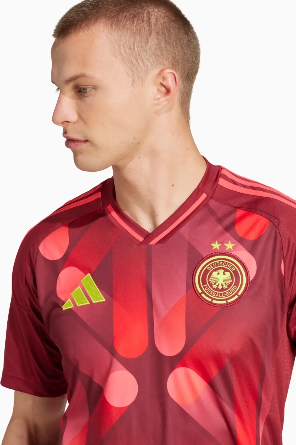 Футболка adidas Germany 2025 Away - бордовый