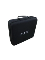 Сумка для Ps5 черная, искусственная замша: для Playstation 5