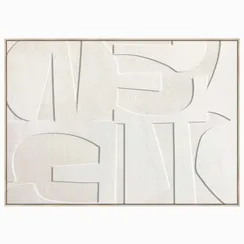 Постер Volumetric 100х140 см, 3D-фактура, бежевый