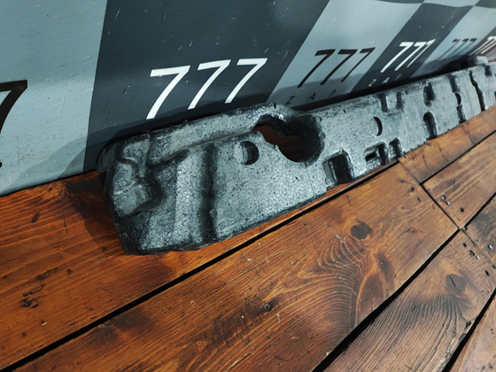 Абсорбер переднего бампера Kia Soul 3 (SK3) 19-22 Б/У Оригинал 86521k0000