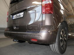 Фаркоп оцинкованный Galia C072C для Citroen Spacetourer 2016-, Peugeot Traveller 2016-, Citroen Jumpy 2016-, Peugeot Expert 2016-, Toyota Proace 2016-(паспорт и сертификат в комплекте)(без электрики)