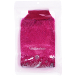 Мочалка - варежка массажная жёсткая «SANTA MONIKA - VERANOVA», цвет лиловый, 20*13см (ZIP пакет)