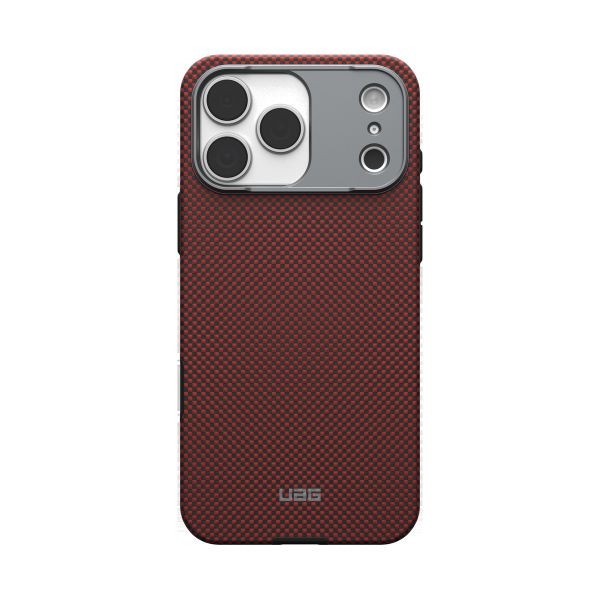 Чехол Uag Fibr Armr Kevlar Case для iPhone 17 Pro Max, Оранжевый/Угольный | Solar Flare/Charcoal