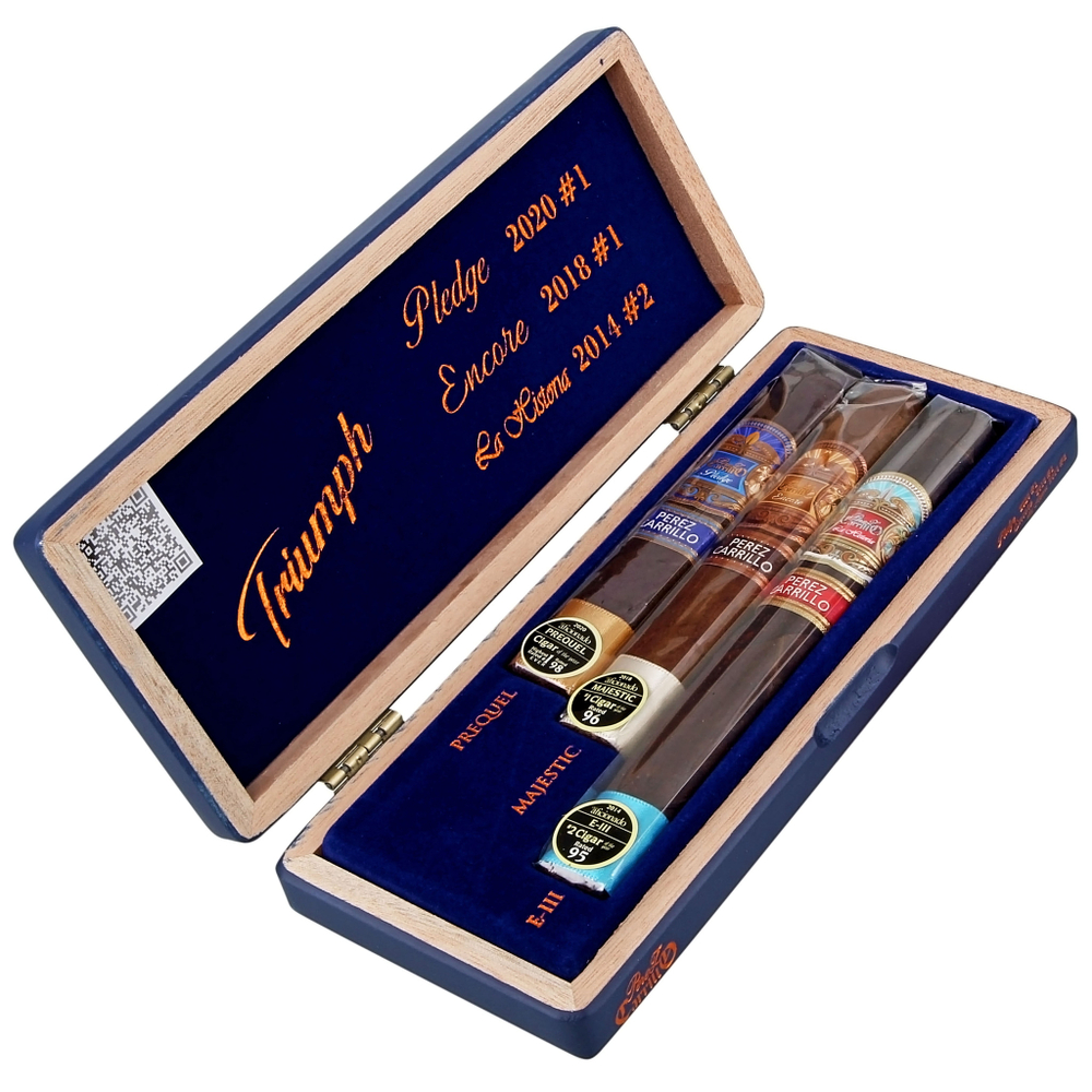 Perez Carrillo Cajas Triumph 3 cigars