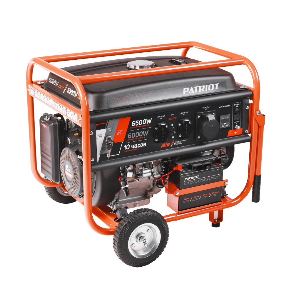Бензиновый генератор (6.5 кВт) PATRIOT GRS 7500 E