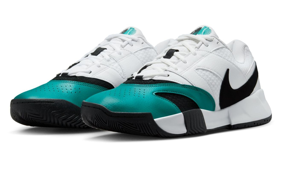 Теннисные кроссовки Nike Court Lite 4 - white/black/radiant emerald
