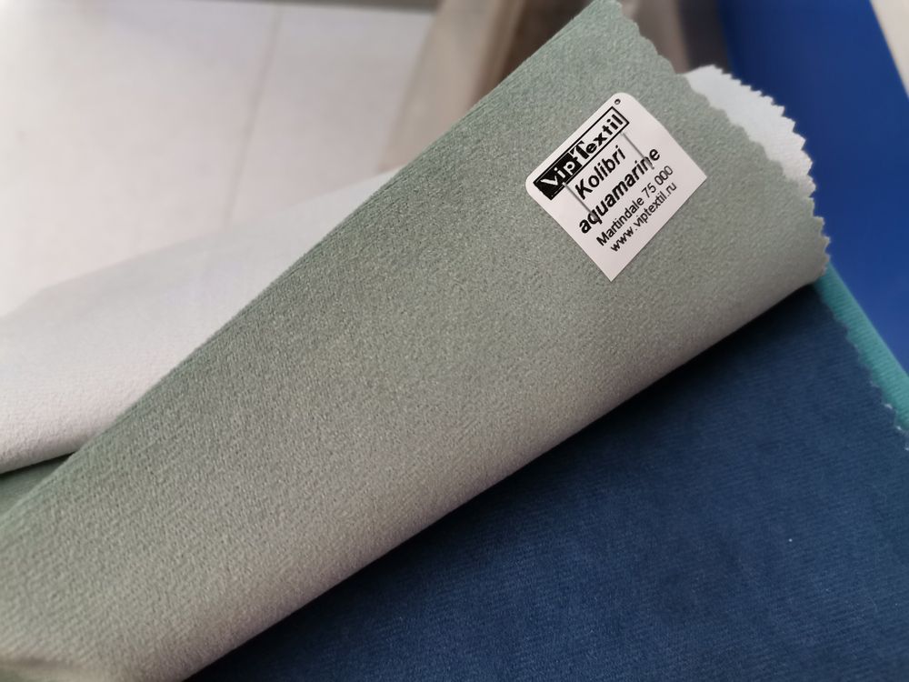 Микровелюр Kolibri aquamarine (Колибри аквамарин)