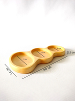 Менажница деревянная для подачи блюд и закусок "АЗИЯ"