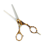 Ножницы DEWAL парикмахерские филировочные 5.5" 28 зуб Леопард